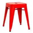 STOOL - MOD. BT18 - PAINTED METAL STRUCTURE - SEAT HEIGHT 45 cm - STACKABLE UP TO 4 PIECES - FOR INDOOR USE - DIM. cm W 30 x D 30 x h 45 - CE STANDARD