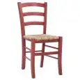 CHAIR - MOD. G03 - WOODEN STRUCTURE - STRAW SEAT - SEAT HEIGHT 47 cm - FOR INDOOR USE - DIM. cm W 40 x D 37 x h 87 - CE STANDARD