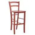 STOOL - MOD. G04L - WOODEN STRUCTURE - WOODEN SEAT - SEAT HEIGHT 73 cm - FOR INDOOR USE - DIM. cm L 40 x D 37 x h 102 - CE STANDARD