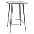 TABLE - MOD. GT24 - METAL STRUCTURE PAINTED WITH TRANSPARENT VARNISH - DIM. cm L 65 x D 65 x h 107 - CE STANDARD