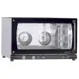 ELECTRIC CONVECTION OVEN WITH MANUAL HUMIDIFIER UNOX - Mod. XFT197 MANUAL MATIC - FOR BAKERY AND PASTRY - Capacity n. 4 trays / grids cm 60 x 40 - Power Kw 6,5 - Power supply THREE-PHASE 400V/3/50-60Hz - Flag opening - Dimensions cm L 80 x D 77,4 x 50,9 H