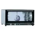 ELECTRIC CONVECTION OVEN WITH MANUAL HUMIDIFIER UNOX - Mod. XFT183 MANUAL HUMIDITY - FOR BAKERY AND PASTRY - Capacity n. 3 trays / grids cm 60 x 40 - Power Kw 3,3 - Power supply SINGLE PHASE 230V/1/50-60Hz - Flap opening - Dimensions cm L 80 x D 77,4 x 42
