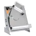 PIZZA DOUGH SHEETER - ROLLING MACHINE - 2 SETS OF ROLLERS (top roller inclined) mod. DSA 420 - Roller length cm 40 - Power hp 0,33 -  230 V single phase - Dimensions L 58,5 x D 43,5 x H 79 cm - Weight Kg. 37 - CE APPROVED