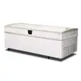 REFRIGERATED ISLAND DISPLAY - MOD. EVO 200 GT HGD - DIGITAL THERMOMETER - CAPACITY LT 808 - TEMPERATURE -18°/-23°C  - Dimensions cm L 200 x D 94,4 x h 83,8 - EC standards