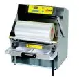 COUNTERTOP TRAY HEAT SEALER - Mod. TESIL216 - MANUAL LEVER - DIGITAL - ADJUSTABLE MOULD NOT INCLUDED - MAX CONTAINER DIMENSIONS mm 370x280 - EC STANDARDS