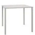 TABLE - MOD. HY - PAINTED METAL STRUCTURE - FOR OUTDOOR USE - STACKABLE - CE STANDARD