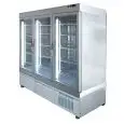 REFRIGERATED PATISSERIE DISPLAY - MOD. TEK/66 - ANODIZED ALUMIIUM EXTERIOR - LOW-E GLASS - TEMPERATURE °C +2/+10 - SINGLE PHASE SUPPLY - STATIC COOLING - SELECTION OF DISPLAY GLASS ON 1,3 or 4 SIDES - DIMENSIONS CM L 197 x D 64 X h 191