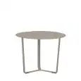 Tavolino - colour dove grey - Structure in aluminium painted - Model 1557-T13-T