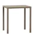 Table - colour dove grey - Structure self-levelling in metal painted - Model 1569-QT70T-01