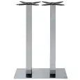 Base - colour aluminium - Structure in steel stainless chrome, adjustable feet - Model 1577-341CH