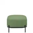 Pouf - colour verde - Structure in metal painted, rivestimento in tessuto - Model 1603-06TLR-verde