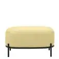 Pouf - colour giallo - Structure in metal painted, rivestimento in tessuto - Model 1603-06TLR-yellow