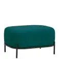 Pouf - colour verde - Structure in metal painted, rivestimento in tessuto - Model 1603-06TP
