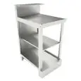AMBIENT UNDER BAR COUNTER - FINISHING PANELS NOT INCLUDED - MOD. BBN05 - DESIGNED FOR BAR TOP APPLICATIONS - NO-DRIP EDGE - DIMENSIONS Cm L 50 x D 70 x h 113,1