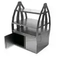 Seasoning station with cupboard - Length cm 102 - Depth cm 88,5 - Height cm 160