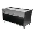 Ambient unit with hot top and undershelf - Stainless steel construction with scotch brite finish