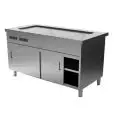 Hot cupboard unit with hot top - Stainless steel construction with scotch brite finish