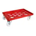 TROLLEY FOR PIZZA DOUGH CONTAINERS - MOD. CB1449 - ABS base - For pizza dough containers cm 60x40 - Dimensions cm L 62 x D 42 x 16,5h