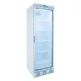 UPRIGHT FRIDGE - PAINTED STEEL - FOR BEVERAGES - STATIC-COOLED WITH FAN - Mod. EN372XI - CAPACITY Lt 382 - N. 1 GLASS DOOR - TEMPERATURE 0/+10°C - DIM. cm L 60 x D 62 x H 186,3 - CE approved