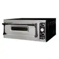 ELECTRIC PIZZA OVEN - MECHANICAL CONTROL - Mod. BASIC 6 - Single deck oven - Firebrick oven base - Chamber dimensions cm 66x99x14h - N. Pizzas 6 (Ø cm 32) - Power 7,2 Kw - CE approved