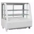 REFRIGERATED COUNTERTOP SNACK DISPLAY - Mod. RC100W - Temperature +1°/+12°C - Capacity lt. 100 - SINGLE PHASE V230/1 - Power W 160 - Dimensions cm. L 68,2 x D 45 x h 67,5 - Weight Kg. 39,1