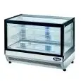 REFRIGERATED COUNTERTOP SNACK DISPLAY - STAINLESS STEEL - Mod. SQUARE WTF120L - Ventilated cooling - Temperature +2/+8°C - Capacity Lt 120 - SINGLE PHASE 230V/1/50 Hz - Power W 242 - Dimensions cm L 75 x D 56 x 68h