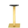 Base - colour brass - Structure in steel stainless ottonato, adjustable feet - Model 1645-EG1-x1