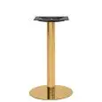 Base - colour brass - Structure in steel stainless ottonato, adjustable feet - Model 1646-EG2-04