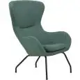 Poltrona - colour verde - Structure in metal painted, scocca imbottita rivestita in tessuto - Model 1659-DA1V-01