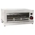 1 RACK TOASTER GRILL - Mod. TM3P - Ceramic heating elements - Power Kw 2,2 - Single phase V230/1 - Dimensions cm W 52 x D 30 x H 24 - EC standards