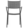 Poltroncina - colour black - Structure in metal painted - Model 1670-UE04N
