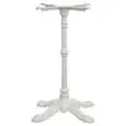 Base - colour white - Structure in cast iron painted, adjustable feet - Model 170-CI155-4W