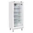 UPRIGHT FRIDGE - PAINTED STEEL - Mod BYG 460 - FOR PASTRY - N. 1 GLASS DOOR - VENTILATED COOLING - CAPACITY LT 400 - Temperature +3º/+10ºC - Dim. cm L 74 x D 68 x h 180 - CE approved