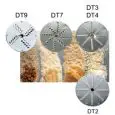 VEGETABLE AND MOZZARELLA SLICER DISCS - MOD. DT - SHREDDING DISC - FOR MODELS UZ