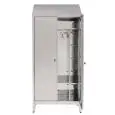 N. 2 compartment stainless steel wardrobe locker - n. 2 doors