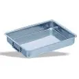 GRADE 18/10 STAINLESS STEEL OVEN TRAYS WITH HANDLES