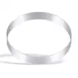 STAINLESS STEEL CAKE RING - HEIGHT cm. 2
