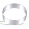 STAINLESS STEEL MOUSSE RING - HEIGHT cm. 4/4,5