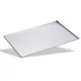 STAINLESS STEEL RECTANGULAR TRAYS - HEIGHT cm. 1 - NOT STACKABLE