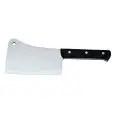 CLEAVER - GRADE AISI 420 TEMPERED STAINLESS STEEL BLADE - NON-SLIP RUBBER HANDLE - DISHWASHER-PROOF