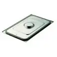 LEAK-PROOF LID FOR STAINLESS STEEL GASTRONORM CONTAINERS - WITH SILICONE SEAL