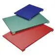 POLYETHYLENE CUTTING BOARDS WITH 2 STOPPERS - Colours available: WHITE, BLUE, GREEN, RED and YELLOW (Please specify at the time of your order)