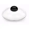 GLASS LIDS - BAKELITE HANDLE- BOROSILICATE GLASS