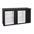 UNDER COUNTER FRIDGE - STEEL - Mod. QBG 200 - Temperature +2°/+8°C - Capacity lt. 315 - SINGLE PHASE V230/1 - Power W 240 - Dimensions cm. L 146 x D 53,5 x h 86 - Weight Kg. 92