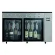 BOTTLE WINE DISPENSER AND NITROGEN PRESERVER - Mod. VINO 6 - Plug & Play - AISI 304 stainless steel construction - Capacity: N. 6 bottles in line, two slots of n. 3 bottles each - Supply 220/240V/1/50 Hz - Dimensions cm L 84,5 x D 38 x 64,1 h