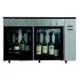 BOTTLE WINE DISPENSER AND NITROGEN PRESERVER - Mod. VINO 8 - Plug & Play - AISI 304 stainless steel construction - Capacity: N. 8 bottles in line, two slots of n. 4 bottles each - Supply 220/240V/1/50 Hz - Dimensions cm L 100,2 x D 35,9 x 64,5 h
