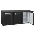 UNDER COUNTER BACK BAR FRIDGE - Mod. QB 300 - Temperature +2°/+8°C - Capacity lt. 500 - SINGLE PHASE V230/1 - Power W 351 - Dimensions cm. L 208,5 x D 51,5 x h 86 - Weight Kg. 119