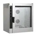 ELECTRIC GASTRONOMY AND PASTRY CONVECTION AND STEAM COMBINATION OVEN - Mod NECE102 - ELECTROMECHANICAL CONTROL - HUMIDIFIER - TWO SPEED MODE - THREE PHASE 400/3/50 - POWER KW 12,6 - CAPACITY: 10 X (GN 1/1 ; 60 X 40) - TRAY SPACING cm 7,4 - DIMENSIONS cm L