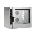 GAS GASTRONOMY AND PASTRY CONVECTION OVEN - Mod NEMG72 - ELECTROMECHANICAL CONTROLS - HUMIDIFIER - TWO SPEED MODE - SINGLE PHASE 230/1/50 - POWER KW 16 + 0,6 - CAPACITY: 7 X (GN 1/1 ; 60 X 40) - TRAY SPACING cm 7,4 - DIMENSIONS cm L 90,7 X D 78,6 X h 93,4