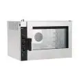 ELECTRIC GASTRONOMY AND PASTRY CONVECTION OVEN - Mod NEME52 - ELECTROMECHANICAL CONTROLS - HUMIDIFIER - TWO SPEED MODE - THREE PHASE 400/3/50 - POWER KW 6,3 - CAPACITY: 5 X (GN 1/1 ; 60 X 40) - TRAY SPACING Cm 7,4 - DIMENSIONS cm L 90,7 X D 76,2 X h 67 - 